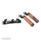 CGPro ARRI Rosette Leather Dual Handgrip Rosette Handles - CINEGEARPRO