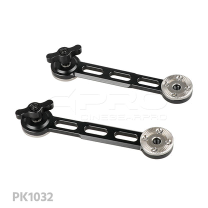 CGPro Arri Rosette Handle Grip Extension Arm with Nato Rail rosette arm - CINEGEARPRO