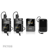 Comica BoomX-D 2.4G Digital Wireless Microphone System for Mirrorless/DSLR Cameras D1/D2