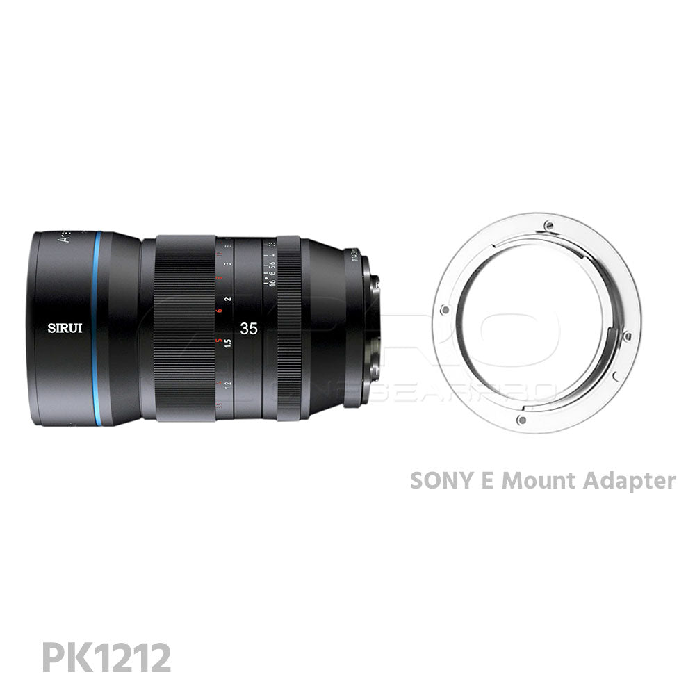 SIRUI 35mm F1.8 1.33X Anamorphic Lens (MFT/E/EF-M/Z Mount)