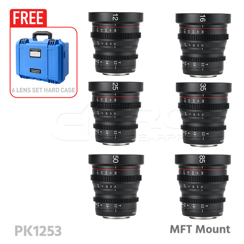 MEIKE Mini Cinema Prime Lens Set MFT Mount