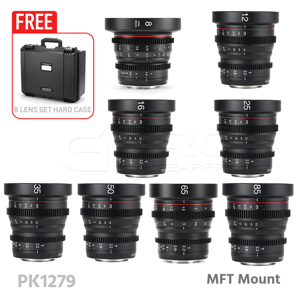 MEIKE Mini Cinema Prime Lens Set MFT Mount
