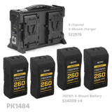 CGPro 260WH V-Mount Lithium-ion Rechargeable Battery 14.8V 18Ah