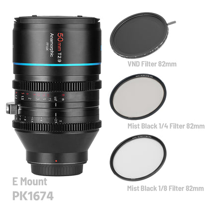SIRUI Venus 50mm T2.9 1.6x Full Frame Anamorphic Lens(L/E/RF/Z Mount)