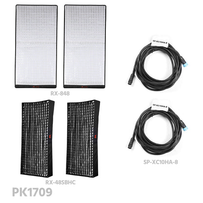 FalconEyes RX-848 300W RGB ROLL-FLEX FLEXIBLE LED Panel Light