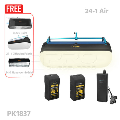 APARO RADi24-1 Air 300W Bi-Colour Balloon Tube Light (3000-5600K)