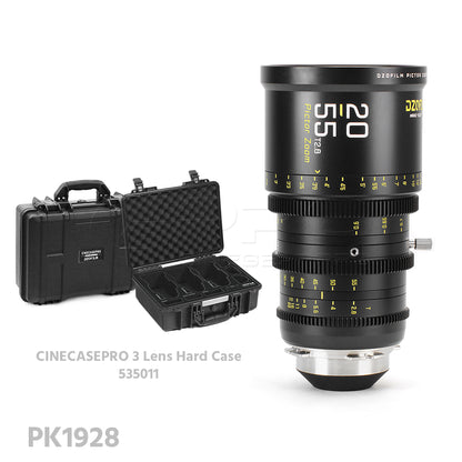 DZOFILM Pictor Zoom 20-55mm T2.8 Super35 Cinema Lens (PL&EF interchangeable Mount, Black)