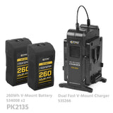 CGPro 260WH V-Mount Lithium-ion Rechargeable Battery 14.8V 18Ah