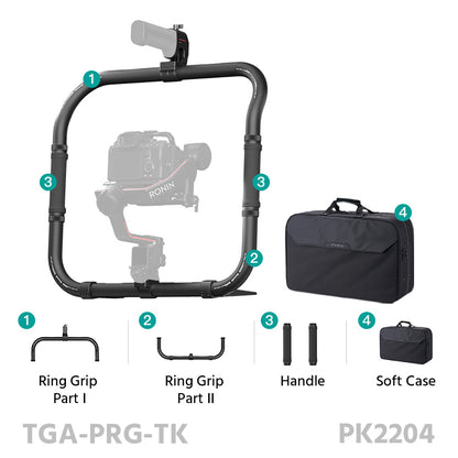 TiLTA TGA-PRG Basic Ring Grip Plus For DJI RS 2/ RS3/ RS3 Pro/ RS4 Pro/ RS4