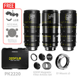 DZOFILM CATTA ACE T2.9 FF Cine Zoom 3-Lens kit W / Hard Case (18-35 & 35-80 & 70-135mm)(Black)