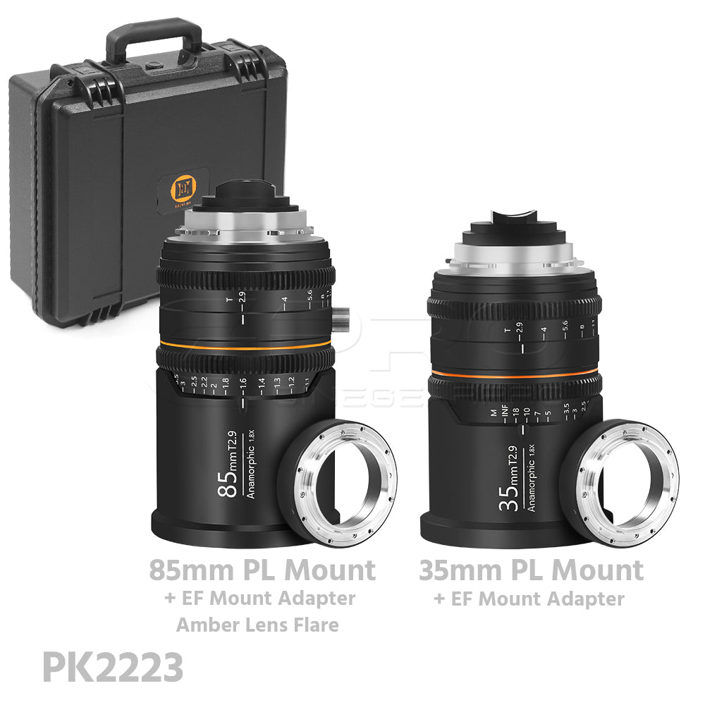 BLAZAR (Great Joy) 1.8X Anamorphic Dual Lens Bundle 35mm/50mm/85mm PL&EF/RF/L/E Mount