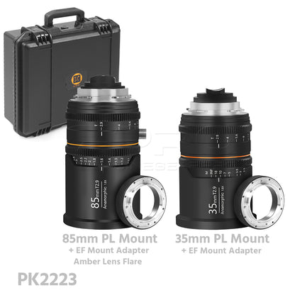 BLAZAR (Great Joy) 1.8X Anamorphic Dual Lens Bundle 35mm/50mm/85mm PL&EF/RF/L/E Mount