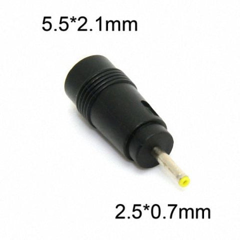 DC 5.5x2.1mm Female Jack to 2.5x0.7mm Male Plug Power Converter Adapter