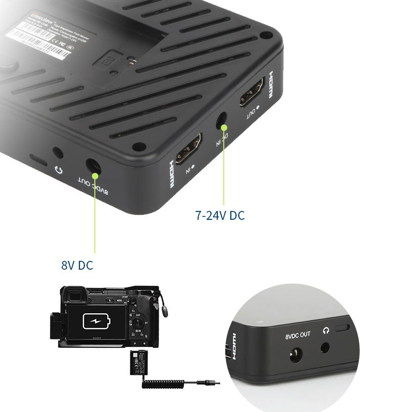 Desview R6 UHB 2800nits 5.5" Touch Screen Full HD 4K HDMI Monitor Ultra High Brightness with 3D LUTs/HDR/waveform/vectorscope