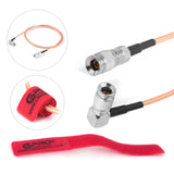 CGPro Ultra Thin Right Angled 1.0/2.3 DIN to DIN HD-SDI 6G-SDI Cable SDI Cable - CINEGEARPRO