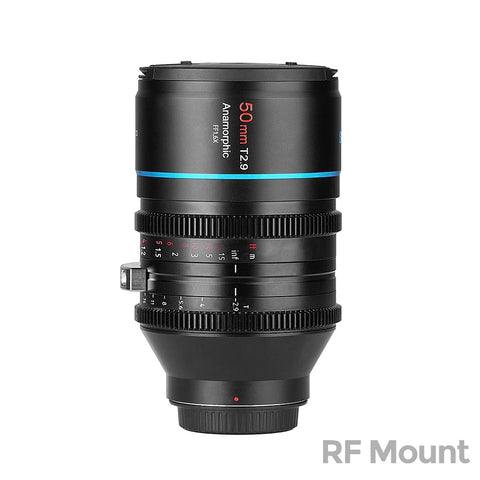 SIRUI 50mm T2.9 1.6x Full Frame Anamorphic Lens(RF Mount)(B-Stock)