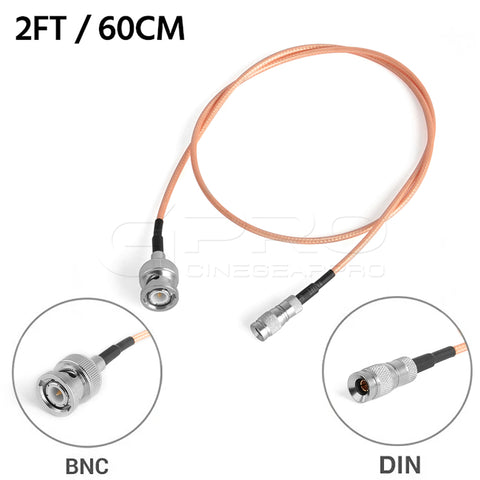 CGPro Ultra Thin 1.0/2.3 DIN to BNC Male HD-SDI 6G-SDI Cable