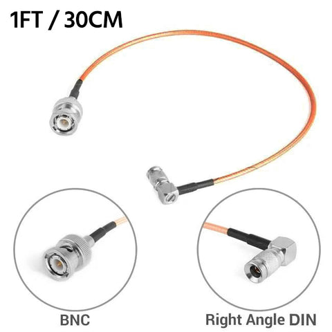 CGPro Ultra Thin Right Angled 1.0/2.3 DIN to BNC Male HD-SDI 6G-SDI Cable