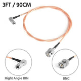 CGPro Ultra Thin Right Angled 1.0/2.3 DIN to BNC Male HD-SDI 6G-SDI Cable SDI Cable - CINEGEARPRO