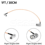 CGPro Ultra Thin Right Angled BNC to Right Angled 1.0/2.3 DIN HD-SDI 6G-SDI Cable SDI Cable - CINEGEARPRO
