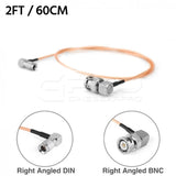 CGPro Ultra Thin Right Angled BNC to Right Angled 1.0/2.3 DIN HD-SDI 6G-SDI Cable SDI Cable - CINEGEARPRO