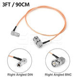CGPro Ultra Thin Right Angled BNC to Right Angled 1.0/2.3 DIN HD-SDI 6G-SDI Cable SDI Cable - CINEGEARPRO