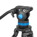 SIRUI SH15 Aluminum Video Tripod with Fluid Head