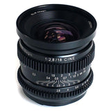 SLR Magic 18mm f/2.8 Cine Lens (E-mount) Lens - CINEGEARPRO