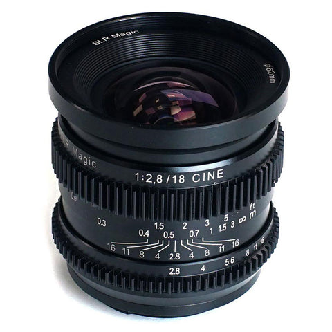 SLR Magic 18mm f/2.8 Cine Lens (E-mount)