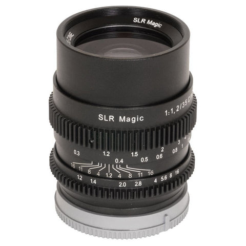 SLR Magic CINE 35mm f1.2 Lens - Sony E Mount, Full frame