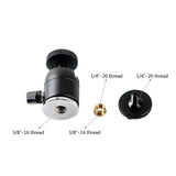 SMALLRIG 1875 Multi-Functional Ball Head with Removable Top & Bottom Shoe Mount SHOE MOUNTS - CINEGEARPRO