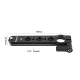 SmallRig 1910 Safety NATO Rail (4'') with 15mm Rod Clamp  - CINEGEARPRO