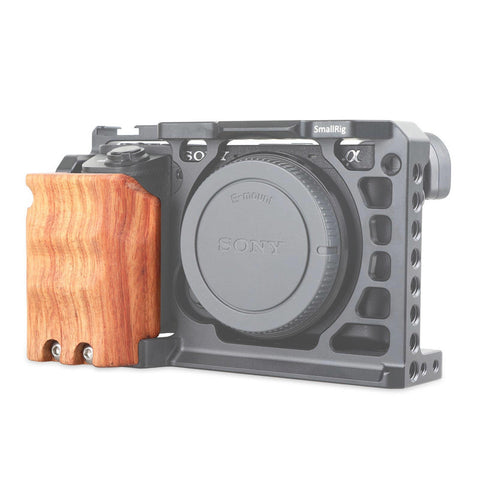SMALLRIG 1970 Wooden Handgrip for Sony A6500 ILCE-6500