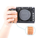 SMALLRIG 1970 Wooden Handgrip for Sony A6500 ILCE-6500 Side Handles - CINEGEARPRO