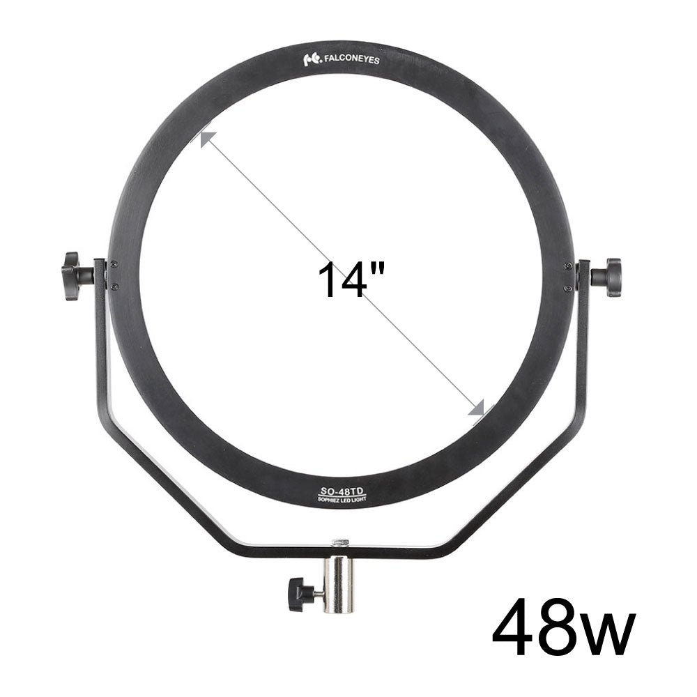 FalconEyes SO-48TDX II 14“ Round Bi-Color Ultra Thin Soft LED Edge Light 48W