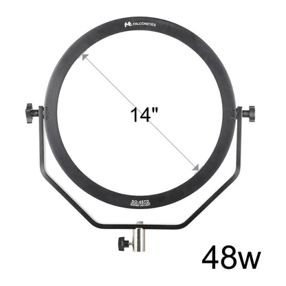 FalconEyes SO-48TDX II 14“ Round Bi-Color Ultra Thin Soft LED Edge Light 48W