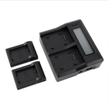 CGPro NP-F Dual Digital Battery Charger w/ LCD Display For NP-F970/750/550 Charger - CINEGEARPRO