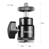 SmallRig 2059 1/4" Camera Hot shoe Mount with Additional 1/4" Screw (2pcs Pack)  - CINEGEARPRO