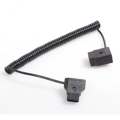 CGPro Coiled D-TAP Male to Female 2 Pin Extension Cable for DSLR Rig Power Cable - CINEGEARPRO