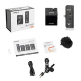 Comica BoomX-D 2.4G Digital 1-Trigger-2 Wireless Microphone For Smartphone