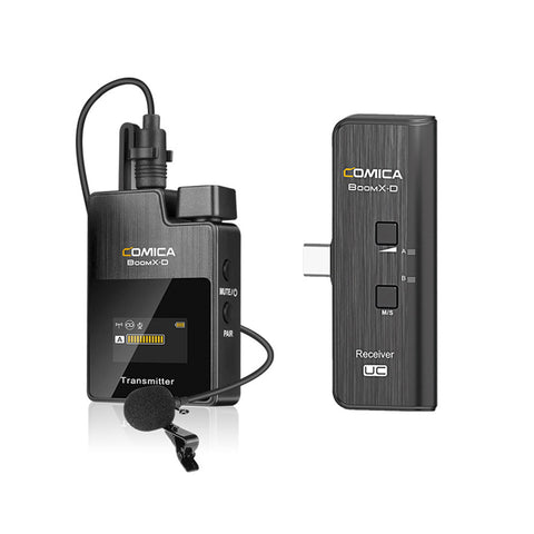 Comica BoomX-D 2.4G Digital 1-Trigger-2 Wireless Microphone For Smartphone