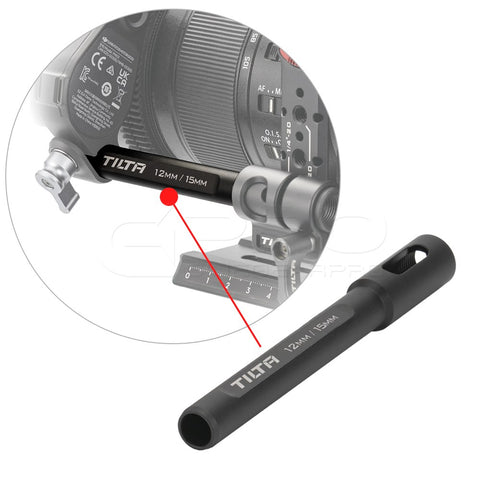 TiLTA TA-15R-12R-B 15mm T0 12mm DJI Rod Adapter For Ronin Gimbal