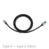 CINEDISKPRO Type-C to Type-C Data/Sync Cable USB 3.1 10Gbps Dual USB-C  23cm/9inch