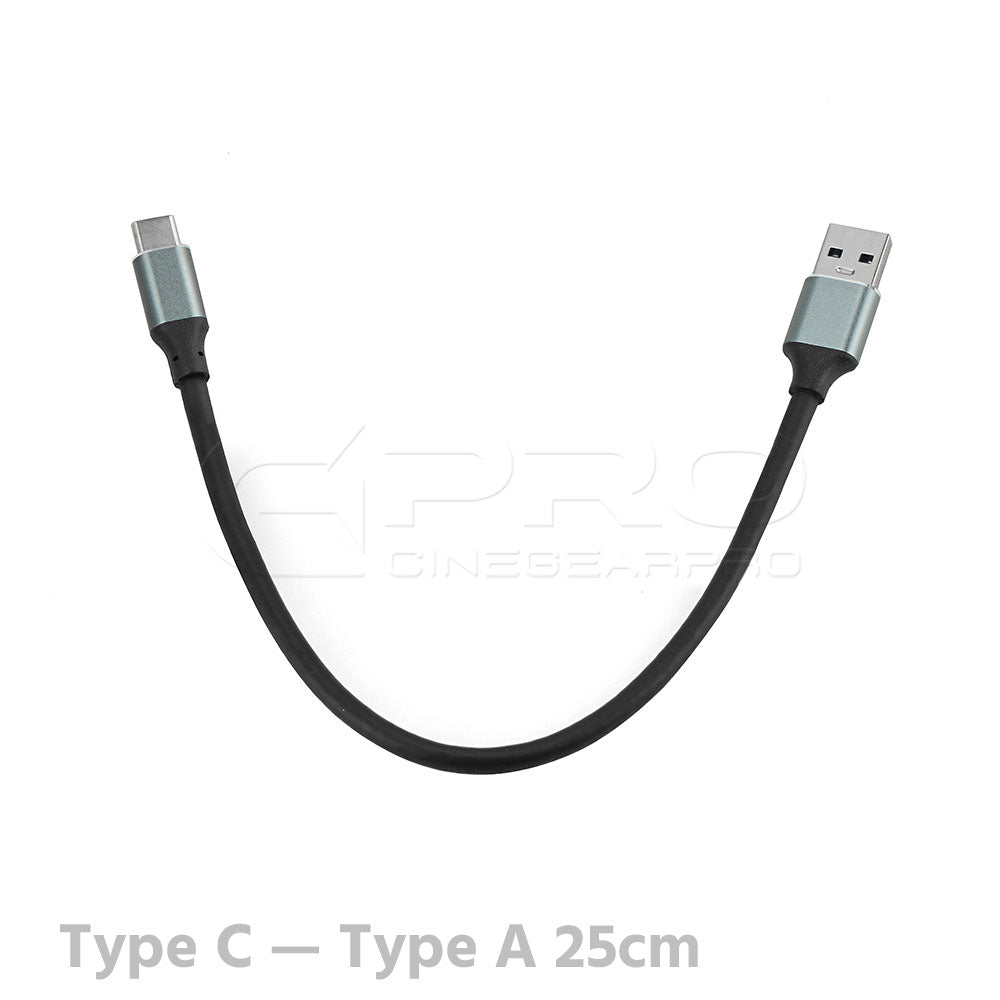 CINEDISKPRO Type-C to Type-C Data/Sync Cable USB 3.1 10Gbps Dual USB-C  23cm/9inch
