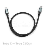 CINEDISKPRO Type-C to Type-C Data/Sync Cable USB 3.1 10Gbps Dual USB-C  23cm/9inch