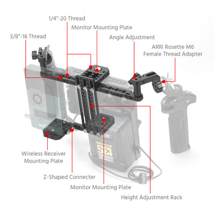 CGPro Director’s Monitor Cage V5 Monitor Cages - CINEGEARPRO