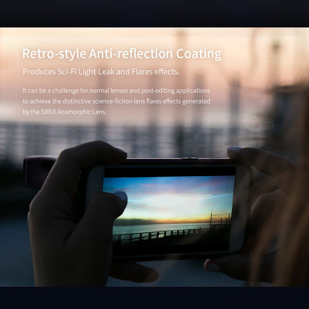 SIRUI VD-01 1.33x Anamorphic Mobile lens kit