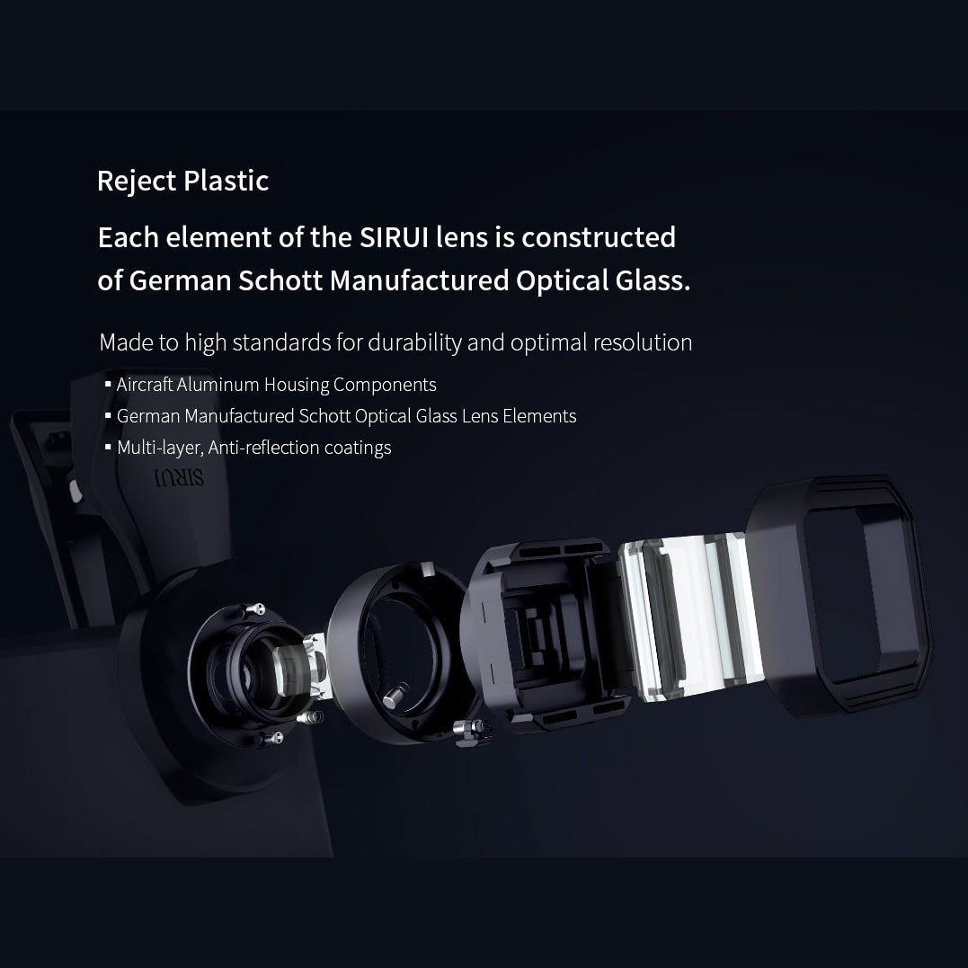 SIRUI VD-01 1.33x Anamorphic Mobile lens kit