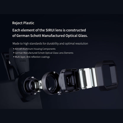 SIRUI VD-01 1.33x Anamorphic Mobile lens kit