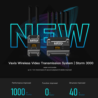 VAXIS Storm 3000 3G-SDI/HDMI Wireless Transmission System  (1000m/3000ft) Video Transmission - CINEGEARPRO